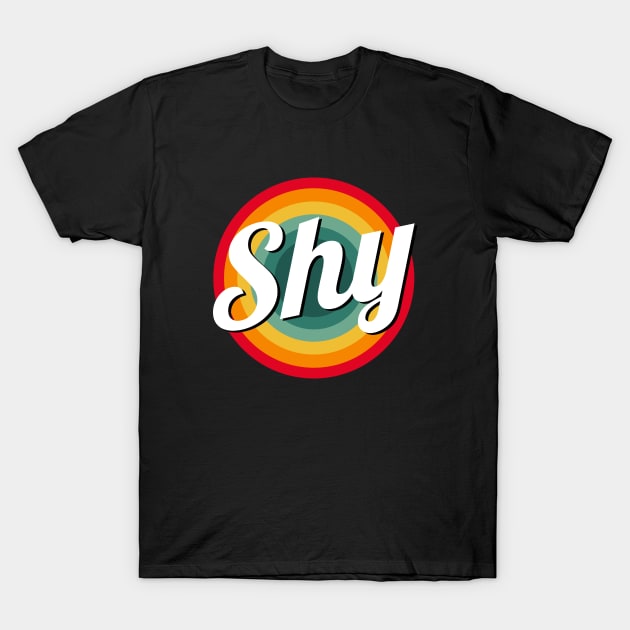 shy T-Shirt by purplecrowshub